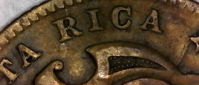 1946-25-Centimos-Costa-Rica-Major-Doubled-Die-Obverse